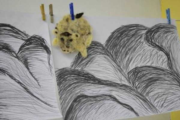 Z chumáča ovčej vlny