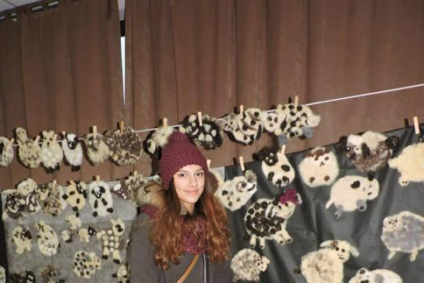 Z chumáča ovčej vlny