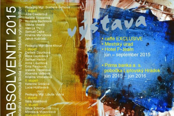 Absolventská výstava 2015