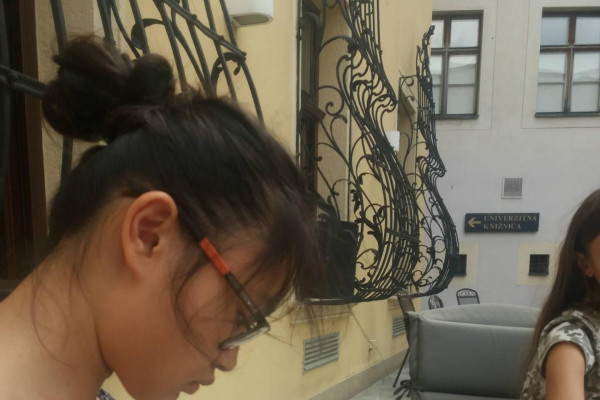 Žiaci výtvarného odboru na Dni parkov a záhrad v Bratislave