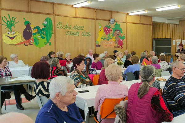Vystúpenie pre jednotu dôchodcov sekcie učiteľov